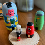 NOOKs 故事主題木製俄羅斯套娃