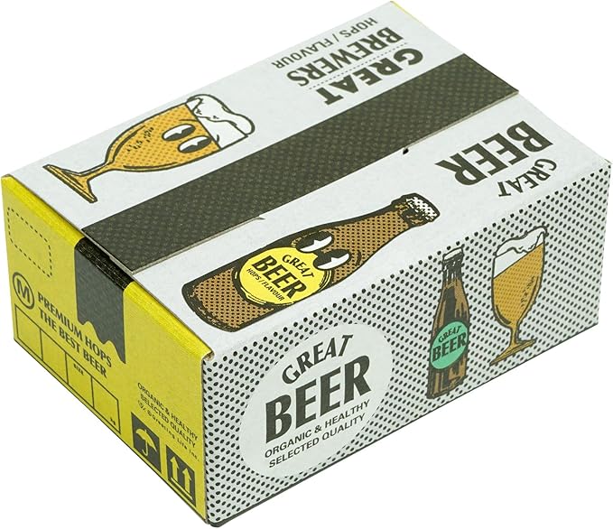 Haco紙箱貼紙 - 啤酒