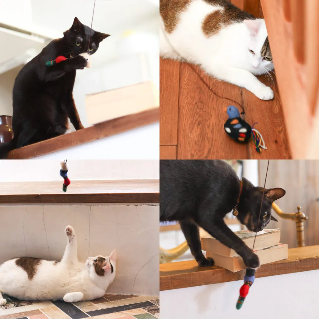 Groom 毛氈逗貓棒