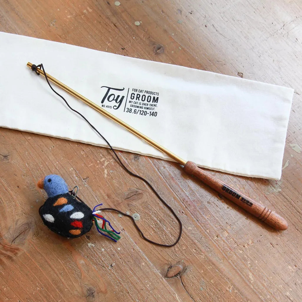 Groom 毛氈逗貓棒