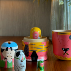 NOOKs 故事主題木製俄羅斯套娃