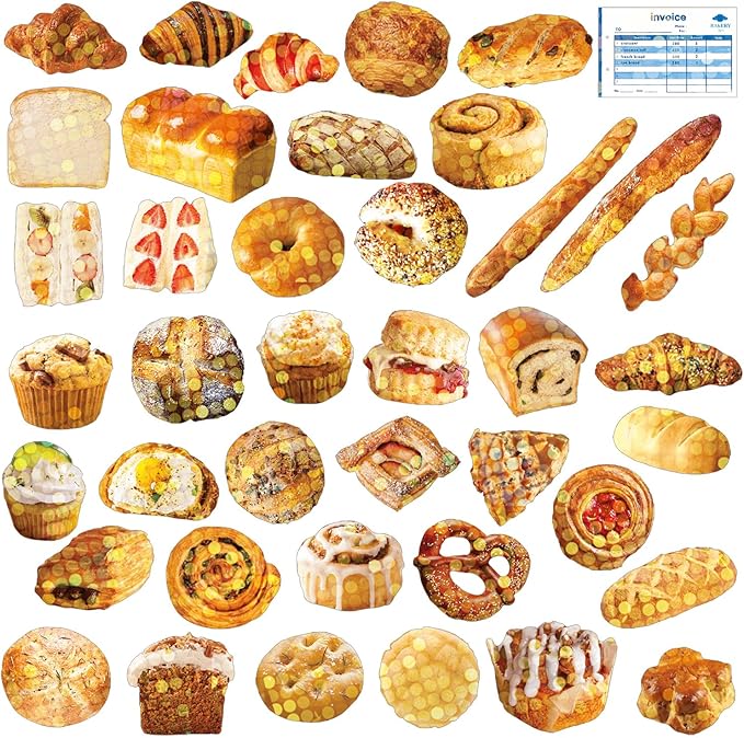 Haco紙箱貼紙 - 麵包店