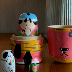 NOOKs 故事主題木製俄羅斯套娃