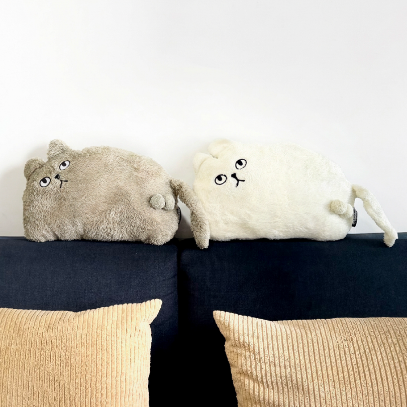 AND PACKABLE｜Nyantama 貓咪絨毛抱枕🍒