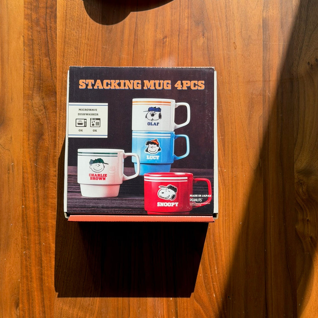 Snoopy 日本製陶瓷疊疊杯