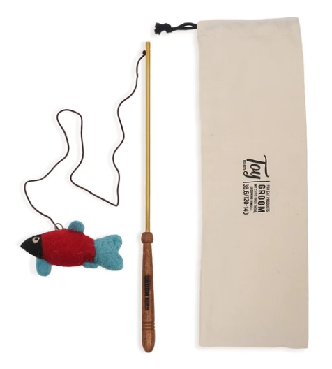 Groom 毛氈逗貓棒