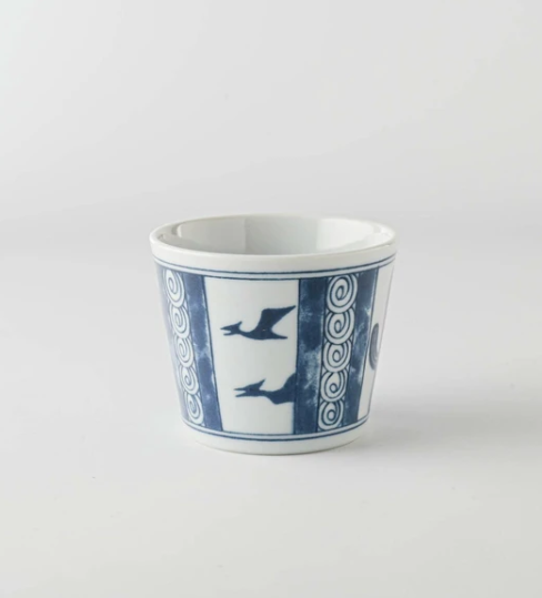 美濃燒小碗杯 翼龍圖案 日本製造